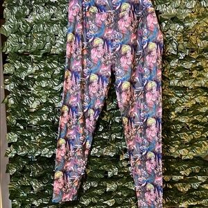 Joker graffiti style leggings